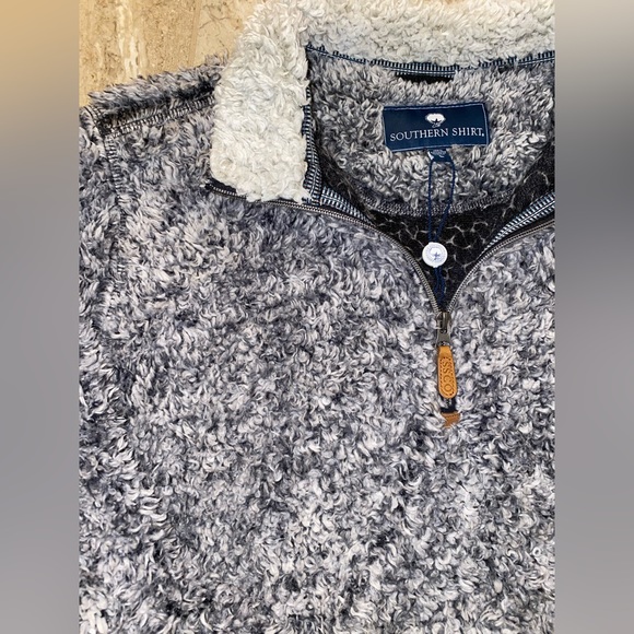 The Southern Shirt Co. Sherpa Pullover with Pockets - Picture 5 of 7